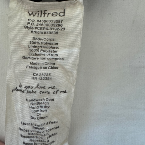 ARITZIA Wilfred Sabine Wrap Dress Sleeveless Tie Waist Black Small - Picture 11 of 13